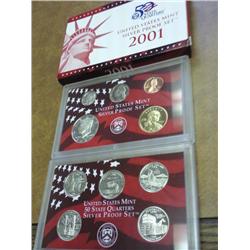 2001 US SILVER PROOF SET