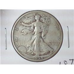 1934-S WALKING LIBERTY HALF DOLLAR