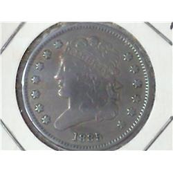 1835 US HALF CENT (EF)