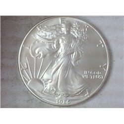 1986 AMERICAN SILVER EAGLE (UNC)