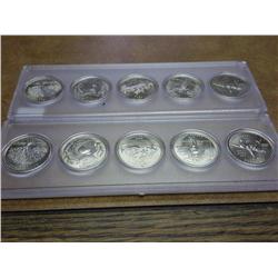 2 SETS OF 1999-D STATE QUARTERS (UNC)