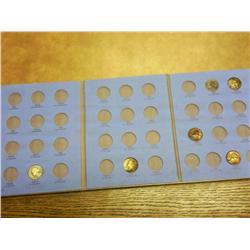 WHITMAN ALBUM OF 6 WASHINGTON QUARTERS SILVER