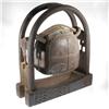 Image 1 : Large Bronze Temple Bell In Teak And Bamboo Stand (CLB-053)