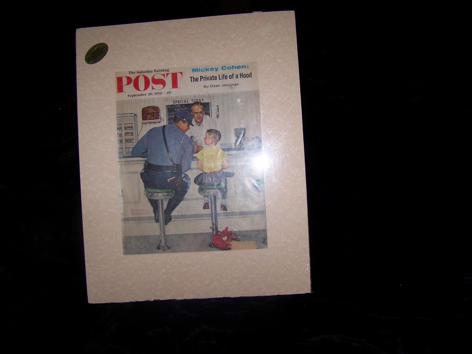Norman Rockwell The Runaway ORIGINAL SATURDAY EVENING POST COVER