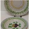 Image 3 : Stick Spatter Bowl & 3 Plates inc Barlow bow pattern