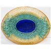 Image 2 : 2 Majolica Serving Platters with Blue Centers