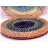 Image 4 : 2 Majolica Serving Platters with Blue Centers