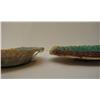 Image 5 : 2 Majolica Serving Dishes with Red Mottled Centers
