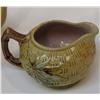 Image 6 : 6 pcs Basketweave Bamboo Majolica with Leaf Pattern