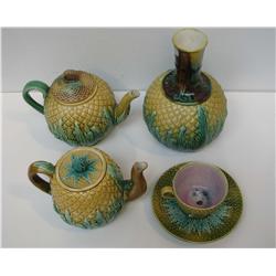 5 pcs Quilted Majolica with Pineapple Pattern