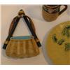 Image 5 : Assorted Majolica including wall pocket