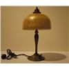 Image 1 : Tiffany Desk Lamp with Favrile Damascene Shade