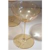 Image 3 : Four Exquisite Blown Glass Champagne Glasses