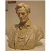 Image 2 : Painted Plaster Bust of Abraham Lincoln 