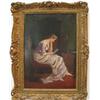 Image 1 : 19th Century Victorian ptg. Woman Thinking of Her Lover