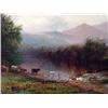 Image 2 : After George Inness painting, The Pasture Durham Conn.