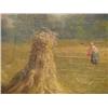 Image 3 : A Lanier oil painting Landscape with Haystacks
