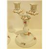 Image 2 : Pair of Handpainted Herend Porcelain Candlesticks