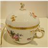 Image 3 : Royal Copenhagen Saxon Flower Porcelain Coffee Pot, Creamer/Sugar, Tray