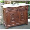 Image 1 : Southern Marble Top Carved Chest Made Into Sink