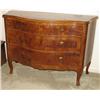 Image 4 : Circassian Walnut Serpentine Chest of Drawers