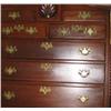 Image 4 : Chippendale Style Shell Decorated Walnut Highboy