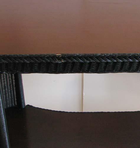 lloyd loom wicker table