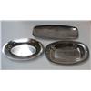 Image 1 : 3 Silverplate Trays, 2 monogrammed S