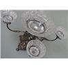 Image 2 : An English  Silverplate and Cut Glass Epergne
