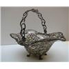 Image 7 : Black Starr and Frost Sterling Reticulated Handled Basket