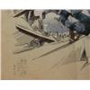 Image 3 : 3 Japanese Russo Japanese War color woodblocks 