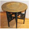 Image 1 : Chinese Brass Top Folding Base Table