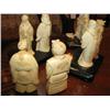 Image 7 : Set of 8 Carved Ivory Figurines
