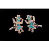 Image 1 : Cuff links, Zuni, second half of the 20th century