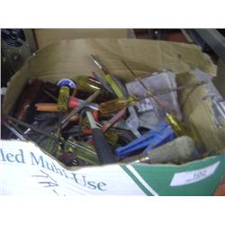 BOX OF MISC TOOLS