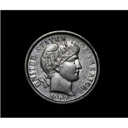 1902-p Barber Dime Grades xf