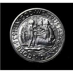 1936-p Rhode Island Tercentenary Commemorative Half Dollar Gem Uncirculated ms65