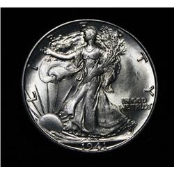 1941-d Walking Liberty Half Dollar 50c Grades choice Uncirculated ms64++ PQ