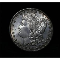 1881-s Morgan Dollar $1 Grades Choice Uncirculated ms64+