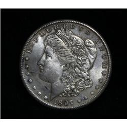 1897-s Morgan Dollar $1 Grades Choice Uncirculated ms64++  PQ