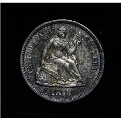 1873-p Liberty Seated Half Dime 1/2 10c Grades Select Uncirculated ms63
