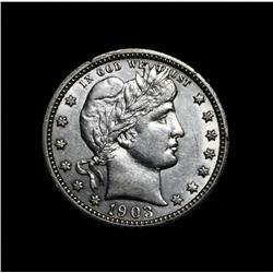 1903-o Barber Quarter Grades ms61