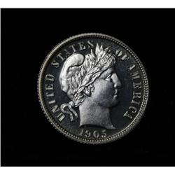***PROOF  1905 Barber Dime 10c Grades PR 66 CAM   PROOF***