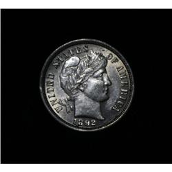 1892-p Barber Dime 10c Grades ms62