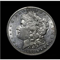 1884-s Morgan Dollar Grades Almost Uncirculated au55