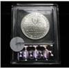 Image 2 : 1993-d World War II Proof Commemorative Dollar Graded ms70
