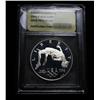 1996-p Olympic High Jump Proof Commemorative Silver Dollar Graded PR70 DCAM