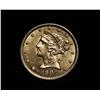 1901-p $5 Gold Liberty Grades Select Uncirculated ms63+ PQ