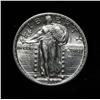 Image 2 : 1917-p TY II Standing Liberty 25c Grades Gem Uncirculated ms64 FH   FULL HEAD