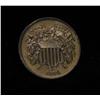 Image 2 : 1864 two cent piece 2c grades Select Uncirculated ms63 Red
